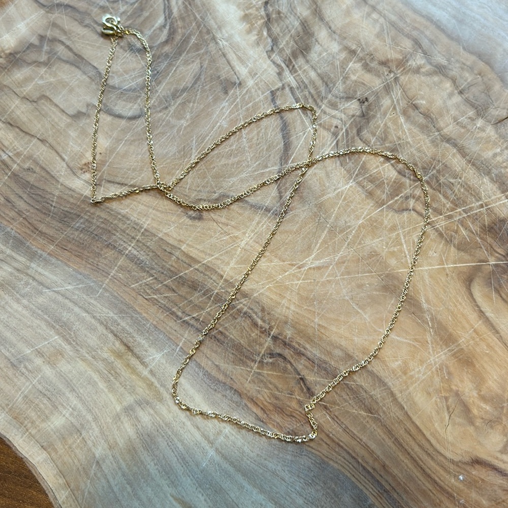 14k gold layering chain